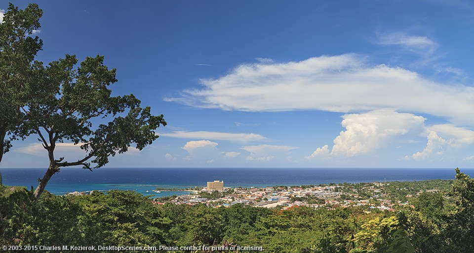 Ocho Rios from Ysassis Lookout Point