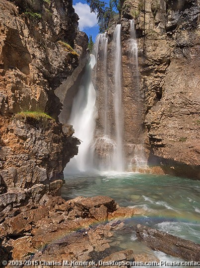 Upper Waterfall, Johnston Canyon 